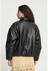 ICHI ICHI - Girana Faux Leather Jacket (Black)
