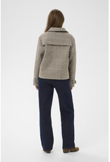 Cream Cream - Georg Short Coat (Grey Check)