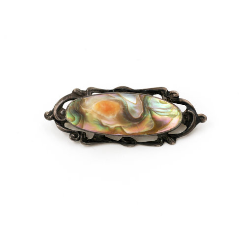 * Sterling Silver and Abalone Pin