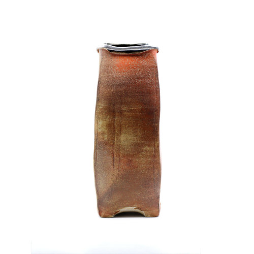 * Handmade Salt Glazed Ceramic Vase