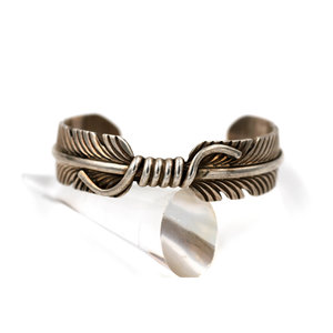 * Sterling Feather Cuff