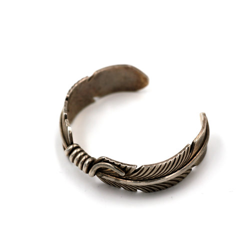 * Sterling Feather Cuff