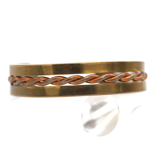 * Men's Copper and Brass Cuff * Men's Copper and Brass Cuff