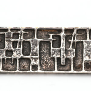 * Sterling Modernist Brooch