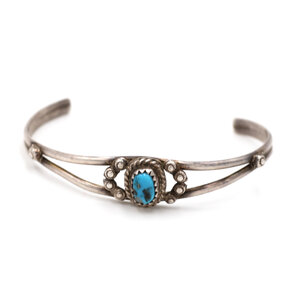 * Sterling and Turquiose Cuff * Sterling and Turquiose Cuff