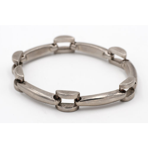 * Sterling Handmade Chain Link Bracelet * Sterling Handmade Chain Link Bracelet
