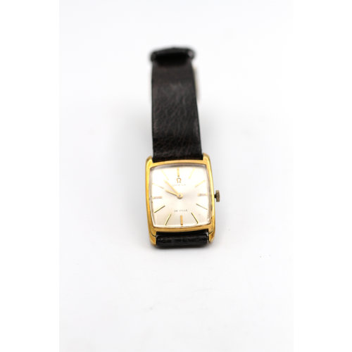 * Omega De Ville Watch with Frog Skin Band * Omega De Ville Watch with Frog Skin Band