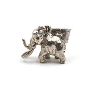 * Sterling Mammoth Charm * Sterling Mammoth Charm