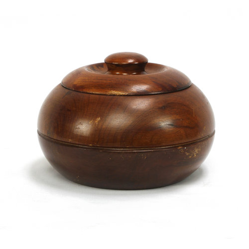 * Wood Turned Bowl with Lid * Wood Turned Bowl with Lid