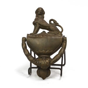 * Vintage Cast Sphinx Door Knocker * Vintage Cast Sphinx Door Knocker