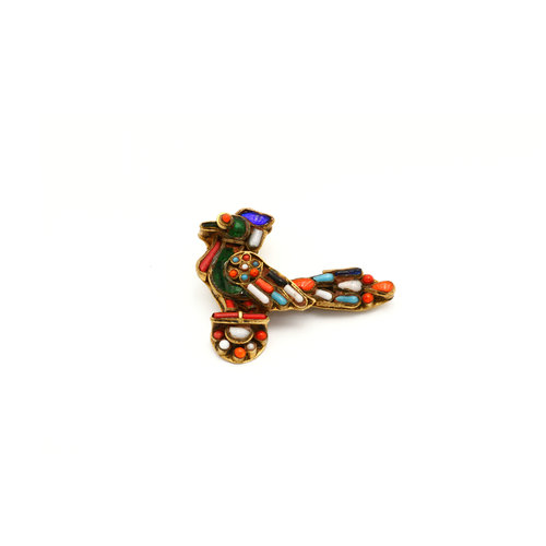 Mixed Stone Road Runner Pin Mixed Stone Road Runner Pin