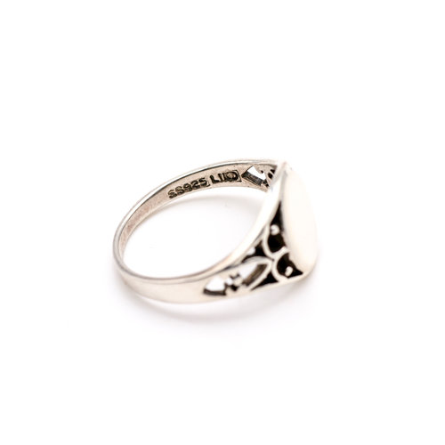 * Sterling Signet Ring