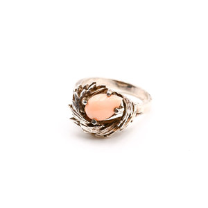 * Sterling & Angel Coral Ring * Sterling & Angel Coral Ring