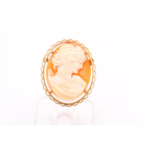 Mid-Century Gold-filled Cameo By Krementz Mid-Century Gold-filled Cameo By Krementz