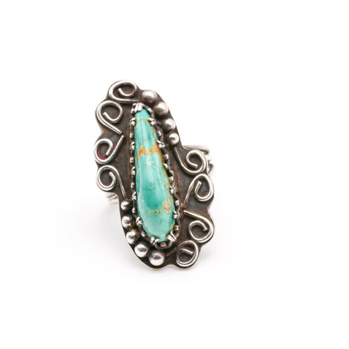 Turquoise & Sterling Ring Turquoise & Sterling Ring