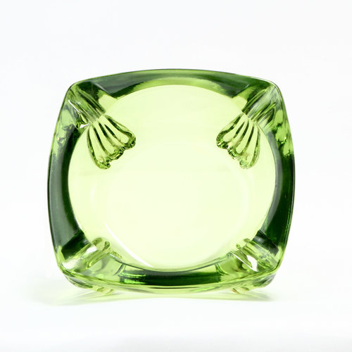 Square Green Ashtray Square Green Ashtray