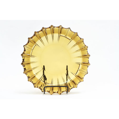 Heavy Amber Ashtray Heavy Amber Ashtray