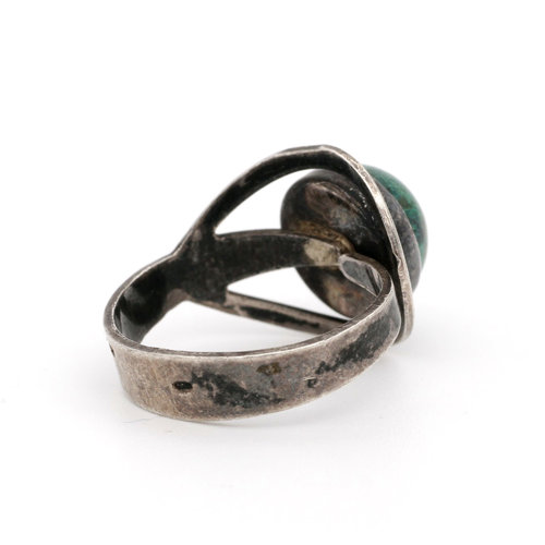 * Sterling and Chrysocolla Ring * Sterling and Chrysocolla Ring