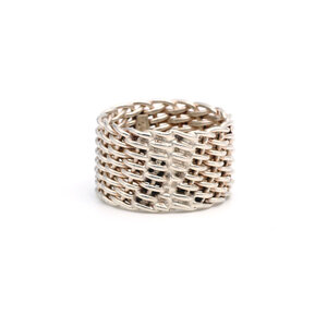 * Woven Sterling Ring (8) * Woven Sterling Ring (8)
