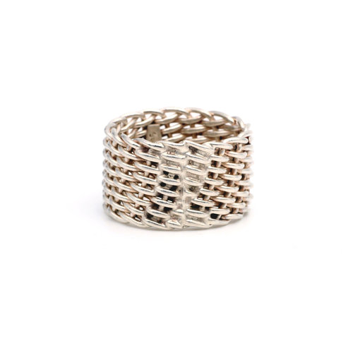 * Woven Sterling Ring (8)