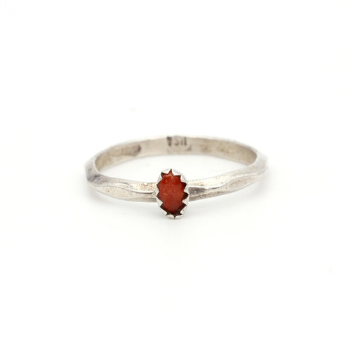 * Sterling & Coral Ring (7.25) * Sterling & Coral Ring (7.25)