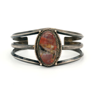 * Southwest Sterling Agate Cuff