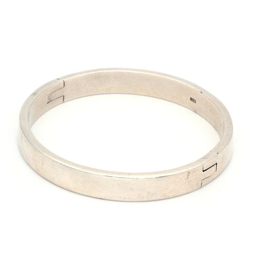 * Sterling Silver Hinged Bangle