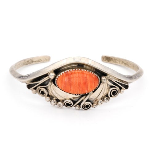* Justin Morris Sterling Spiny Oyster Cuff