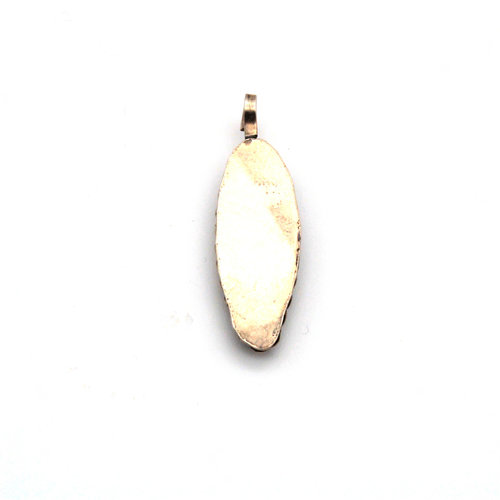 Sterling Onyx MoP Turquoise Pendant