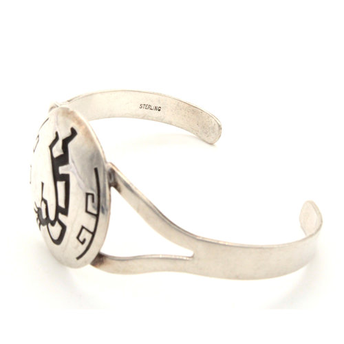 Sterling Kokopelli Cuff