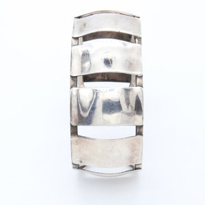 Sterling Modernist Cuff