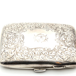 Sterling Birmingham Cigarette Case