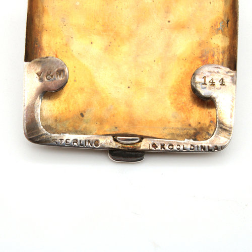 Sterling Birmingham Cigarette Case