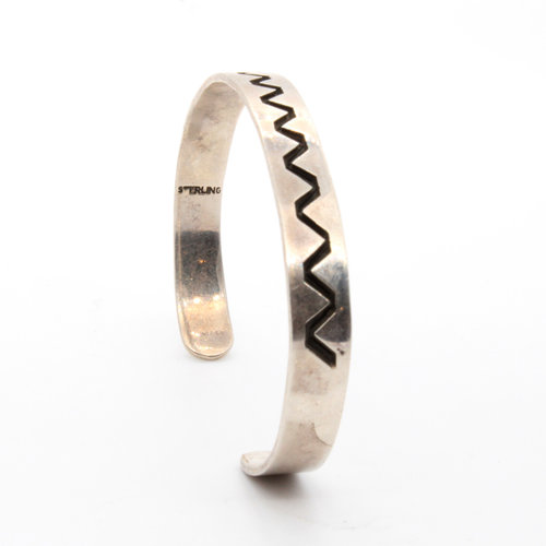 Sterling Zig Zag Cuff