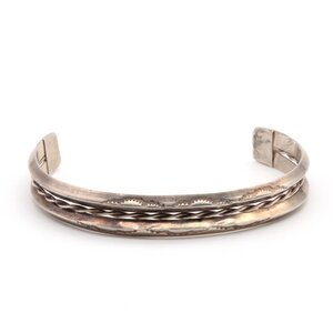Sterling Punched Rope Cuff Sterling Punched Rope Cuff