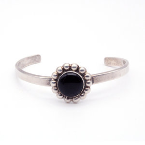 Sterling  Onyx Bracelet