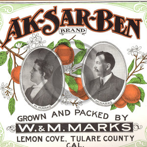 AK-SAR-BEN Brand W & M Marks Tulare