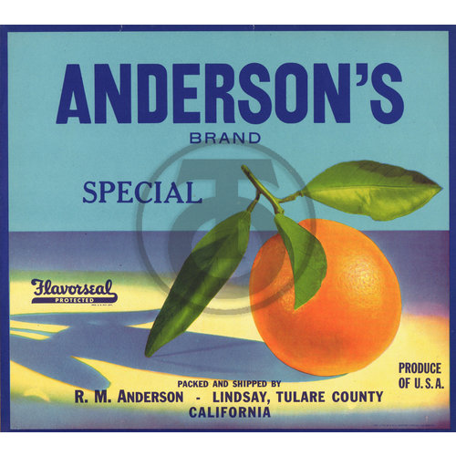 Anderson's Brand Flavorseal RM Anderson Tulare