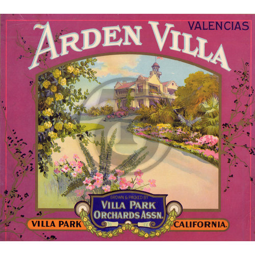 Arden Villa Valencias Villa Park Orchards Assn