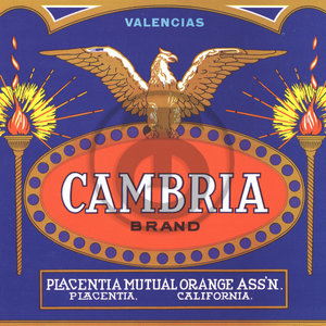 Cambria Brand Valencias Placentia Mutual Orange Assn