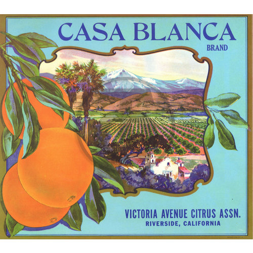 Casa Blanca Brand Victoria Avenue Citrus Assn