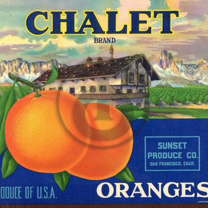 Chalet Brand Oranges Sunset Produce CO