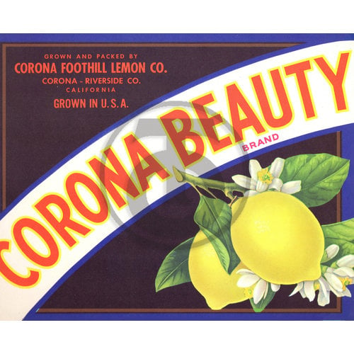 Corona Beauty Brand Corona Foothill Lemon Co