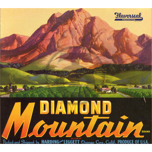 Diamond Mountain Brand Harding and Leggett Orange Cove Diamond Mountain Brand Harding and Leggett Orange Cove