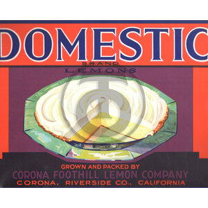 Domestic Corona Foothill Lemon Co Domestic Corona Foothill Lemon Co