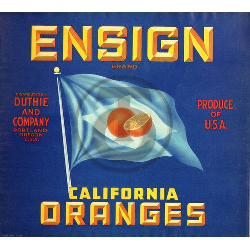 Ensign Brand California Oranges
