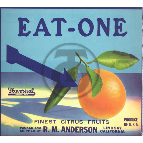Eat-One Flavorseal Protected R M Anderson Lindsay California
