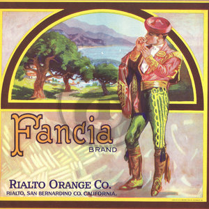 Fancia Brand Rialto Orange Co San Bernardino Co CA