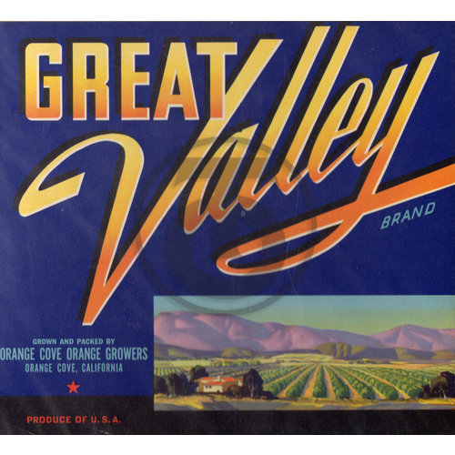 Great Valley Brand Orange Cove Orange Growers