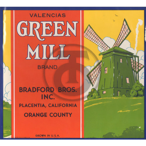 Green Mill Brand Valencias Bradford Bros Inc Placentia CA